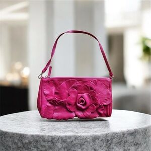 Furla Floral Mini Leather Bag
